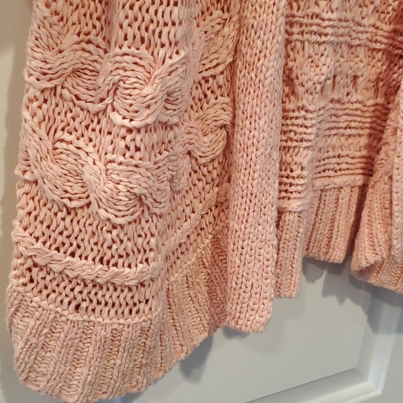Chico's • Open Front Pink Cardi Sweater [Sweaters] - Picture 4 of 4